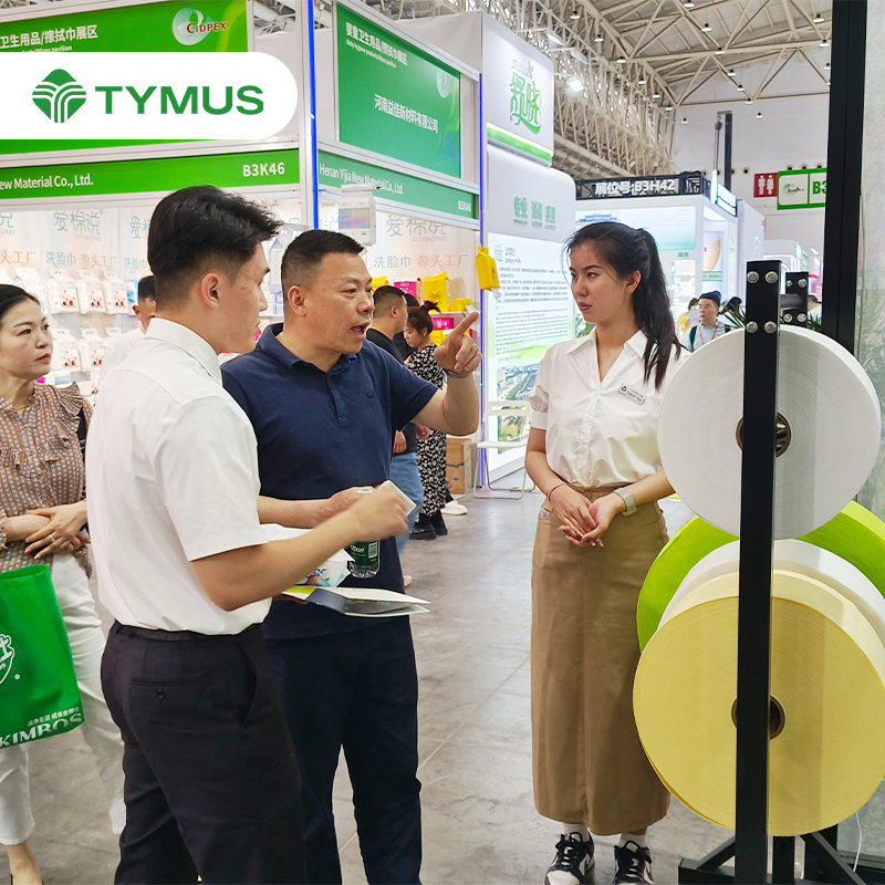 Tymus Global Trade Show Matrix Nonwovens में क्रांति लाने के लिए मिक्सबॉन्ड® तकनीक को चमकता है
